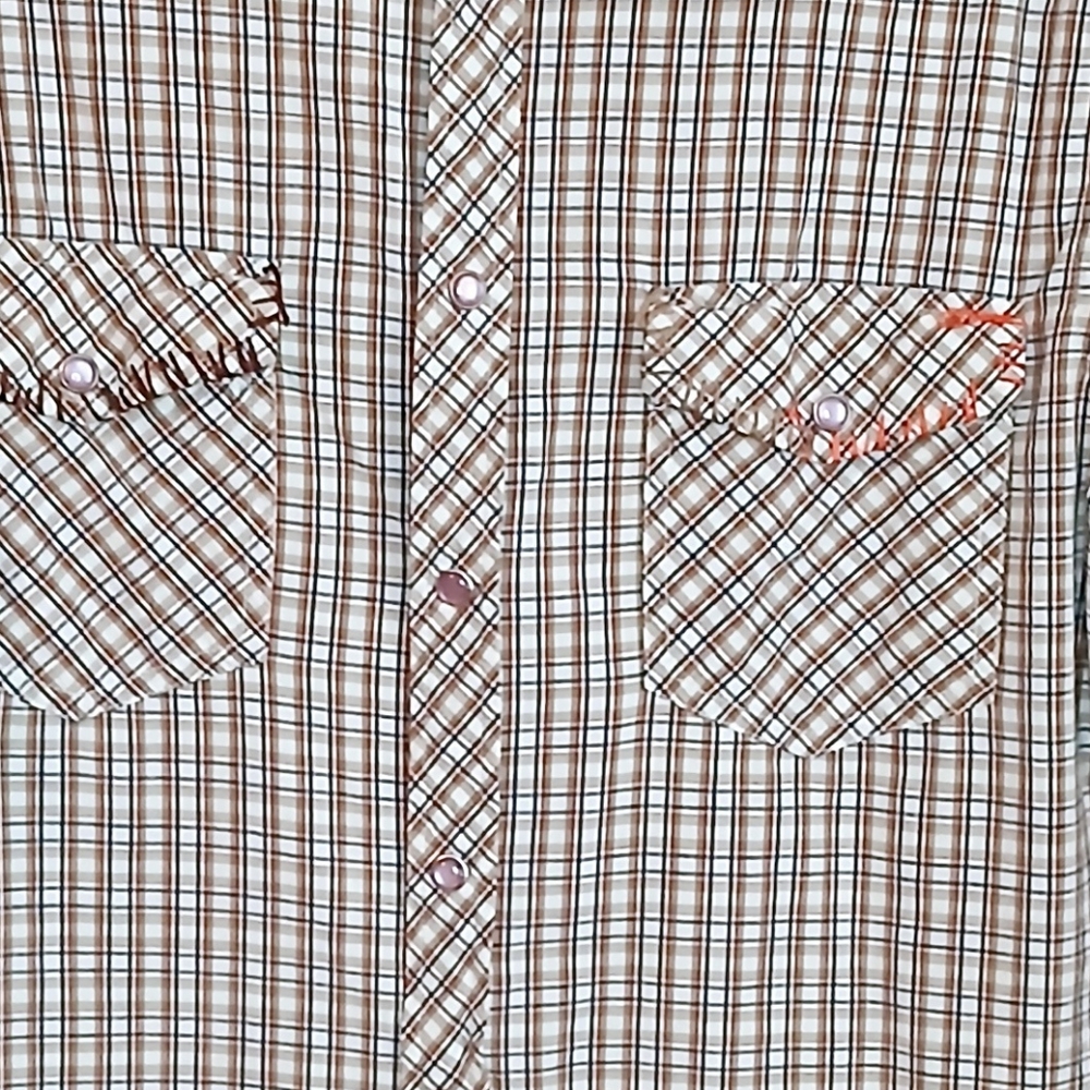 Upcycled Western Shirt Beautiful Native American Girl - Picture 5 of 11
